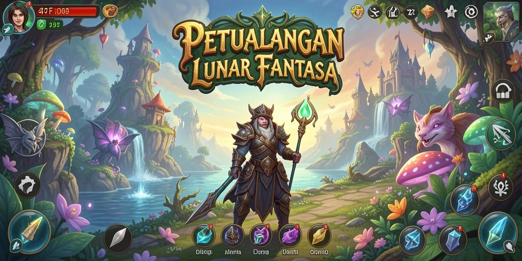 Tangkapan layar menunjukkan aksi seru dalam permainan petualangan 47F.