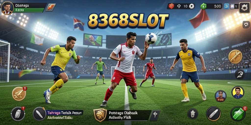 Tampilan gameplay 8368SLOT dengan fitur olahraga yang menarik.