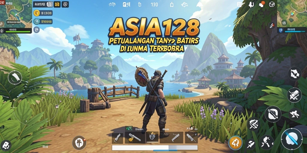 Tampilan gameplay Open World ASIA128 yang menakjubkan.