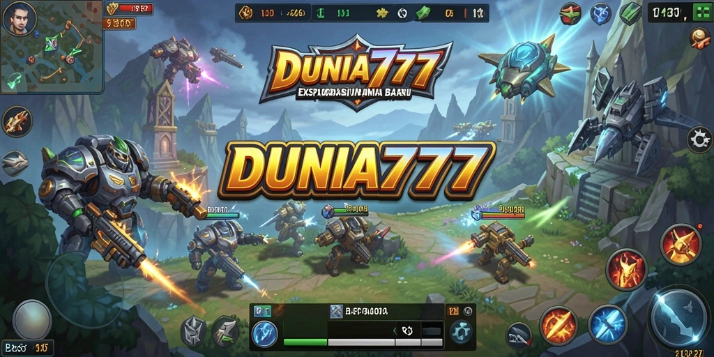 Tangkapan layar dari gameplay menakjubkan DUNIA777.