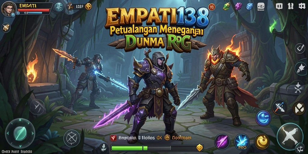 Screenshot dari gameplay karakter dalam dunia RPG yang menawan.