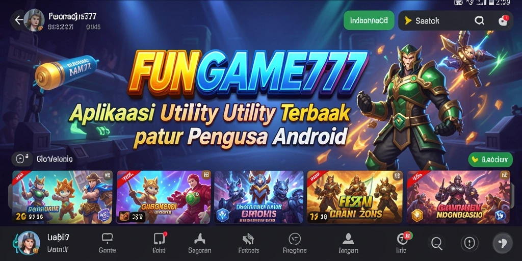 Tampilan antarmuka pengguna FUNGAME777 yang intuitif dan fungsional.