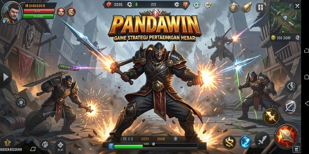 Gameplay seru dan mendebarkan di PANDAWIN.