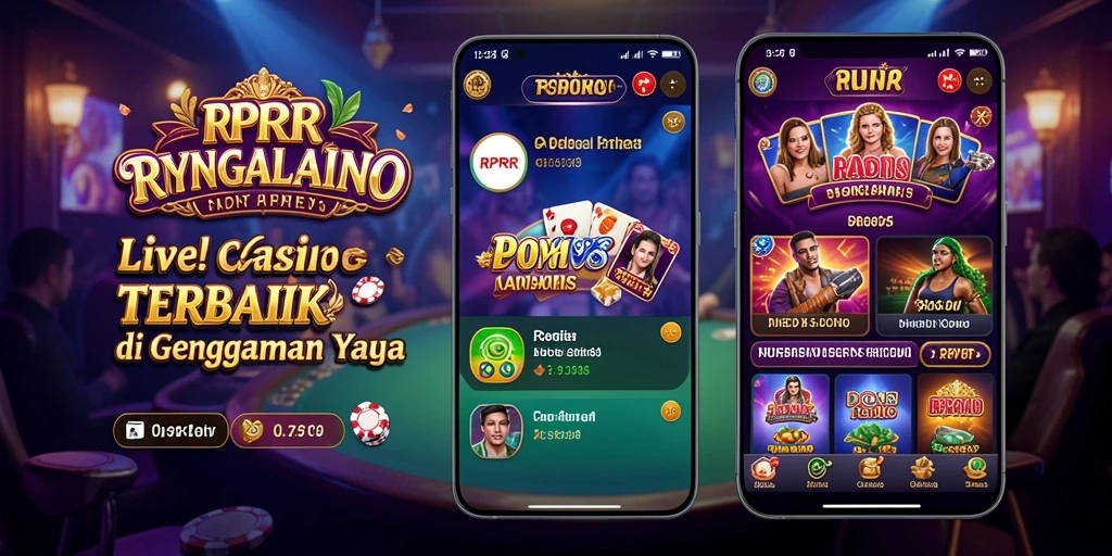Menampilkan gameplay mendebarkan RPRR di Live Casino.