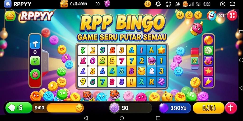 Tampilan gameplay Bingo yang menarik dan interaktif di RPYYY.