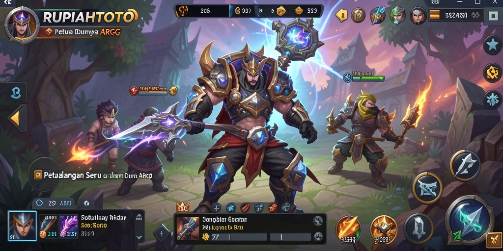 Tampilan gameplay menarik dari RUPIAHTOTO yang menampilkan pertarungan seru.