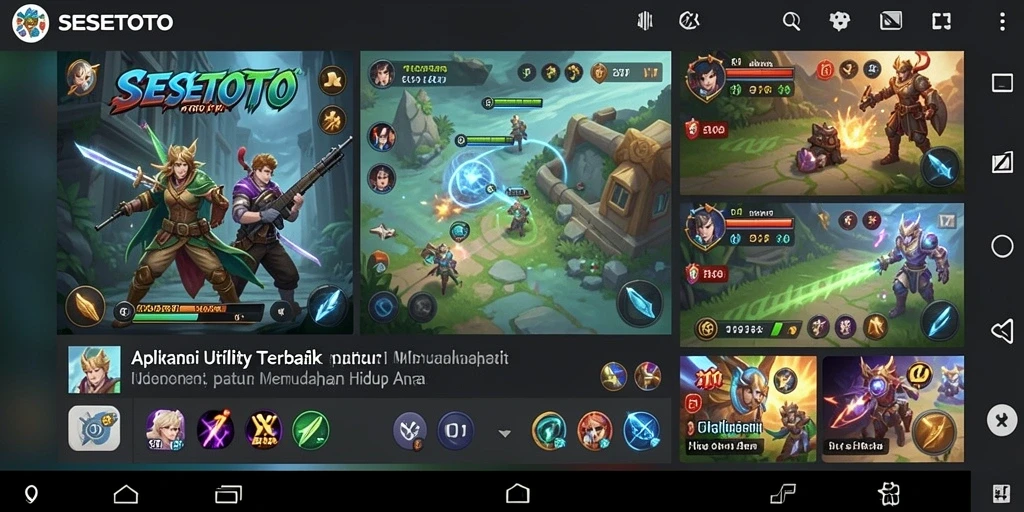 Tampilan antarmuka SESETOTO yang sederhana dan fungsional.