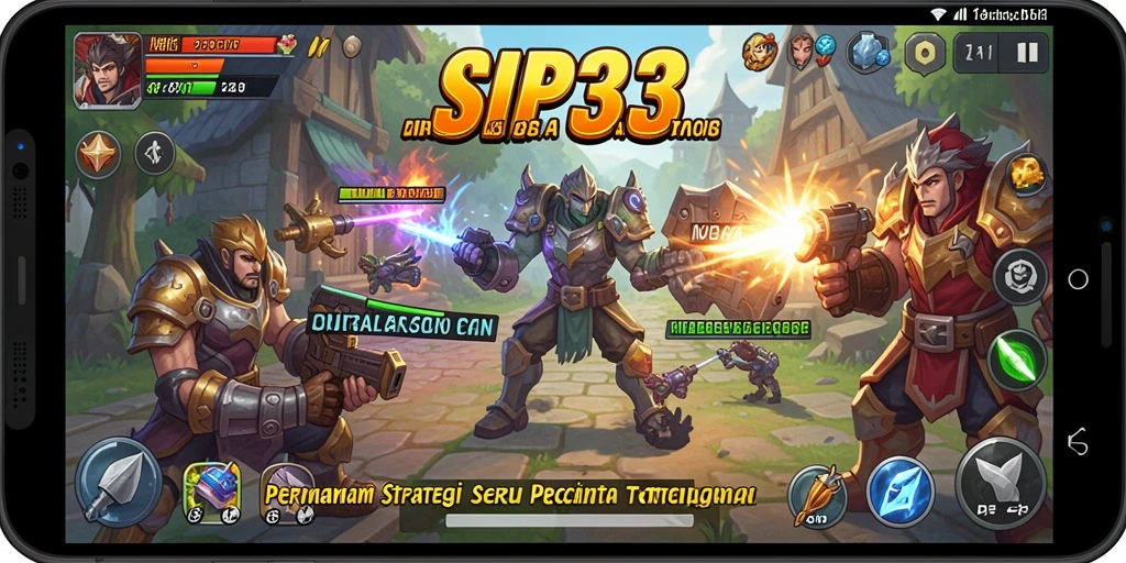 Tampilan gameplay SIP33 yang menarik dengan strategi mendebarkan.