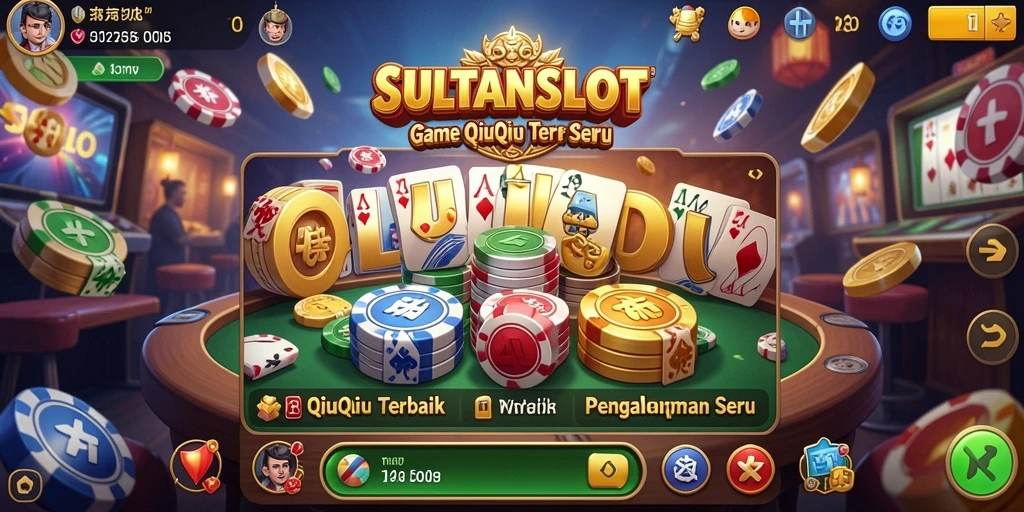 Tampilan gameplay SULTANSLOT yang seru dalam aksi QiuQiu.